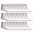 thumbnail image 1 of Yacht & Smith Kids Ankle Wholesale Bulk Pack Athletic Sports Socks, by SOCKS'NBULK (Kids 6-8 (Shoe size 4-7.5), 36 Pairs White), 1 of 3