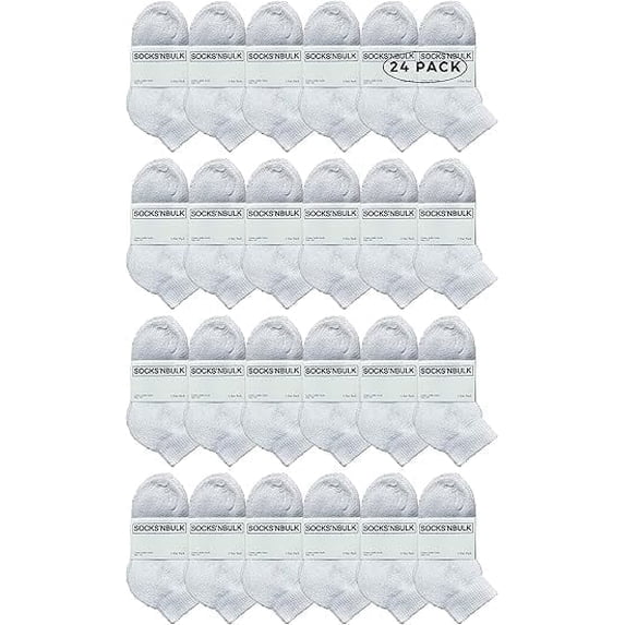 Yacht & Smith Kids Ankle Wholesale Bulk Pack Athletic Sports Socks, by SOCKS'NBULK