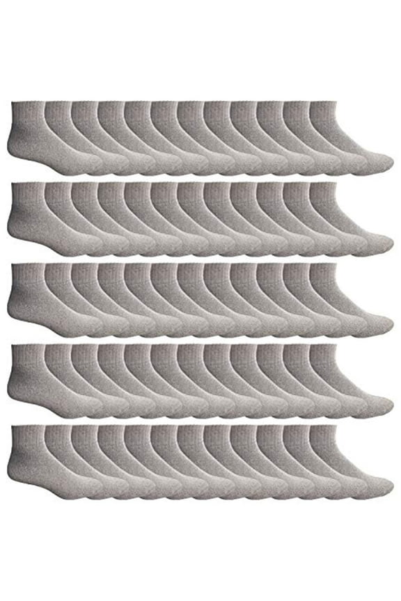 Kids Ankle Wholesale Bulk Pack Athletic Sports Socks, by SOCKS'NBULK