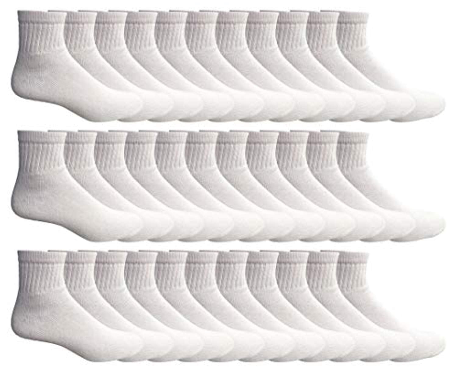 Yacht & Smith Kids Ankle Wholesale Bulk Pack Athletic Sports Socks, by SOCKS'NBULK