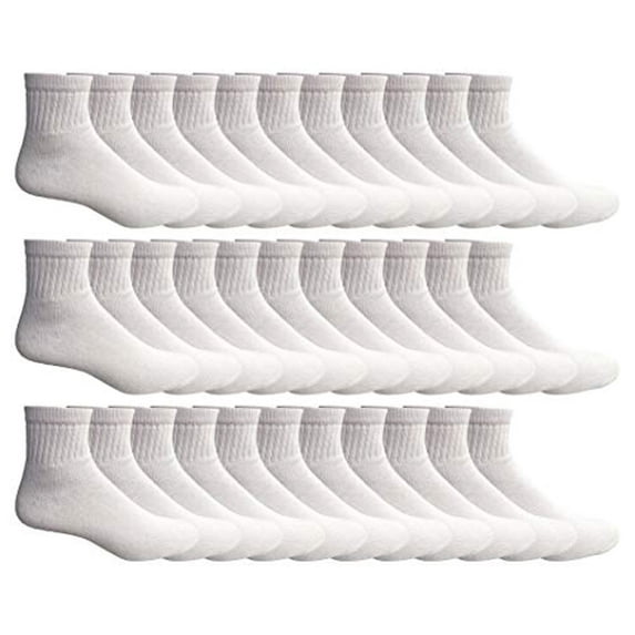Yacht & Smith Kids Ankle Wholesale Bulk Pack Athletic Sports Socks, by SOCKS'NBULK