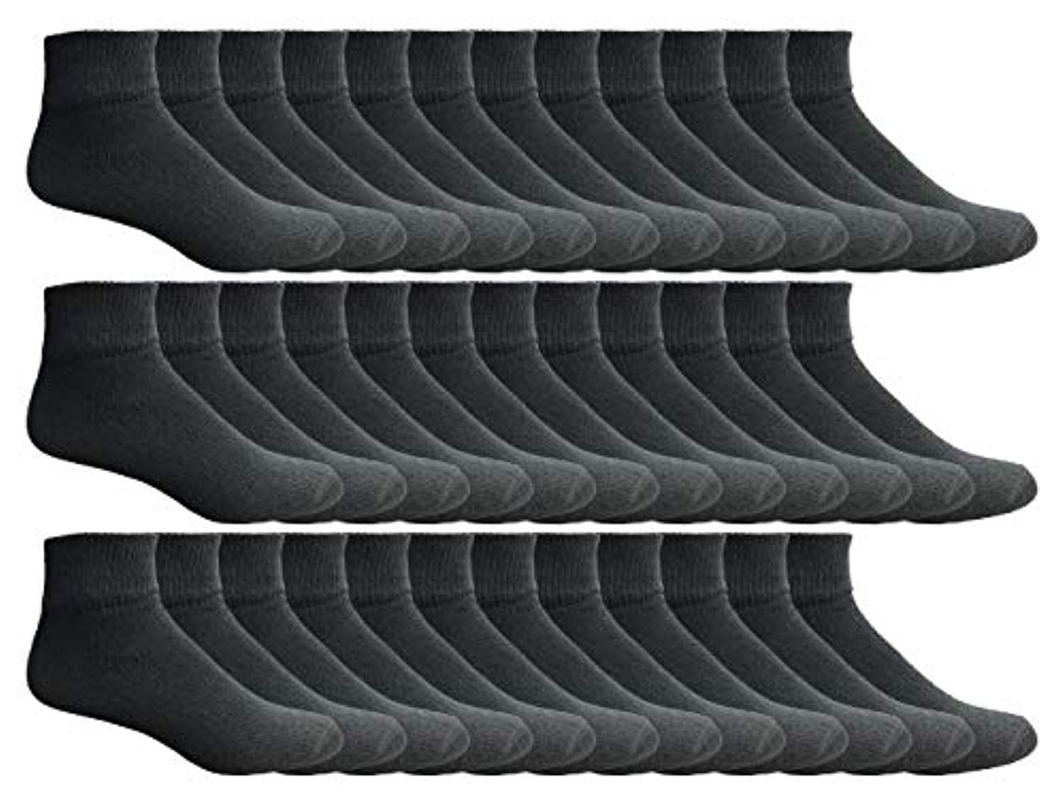 Yacht & Smith Kids Ankle Wholesale Bulk Pack Athletic Sports Socks, by SOCKS'NBULK