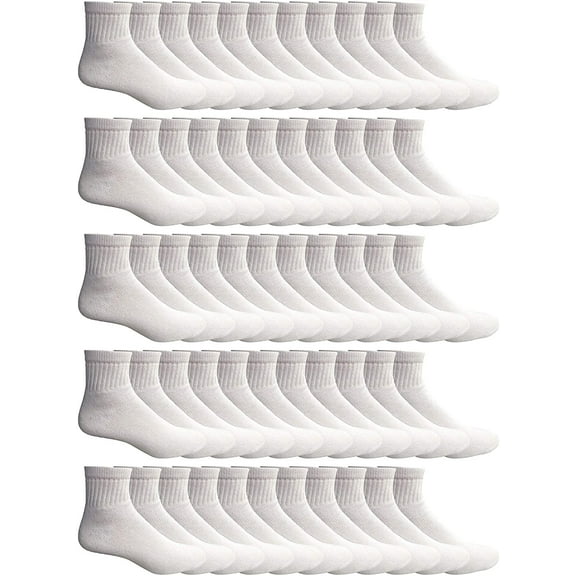 Yacht & Smith Kids Ankle Wholesale Bulk Pack Athletic Sports Socks, by SOCKS'NBULK