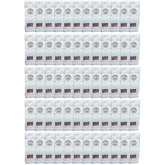 Yacht & Smith Kids & Children's Cotton Tube Socks, Wholesale Bulk Pack Referee Style, Boys Girls