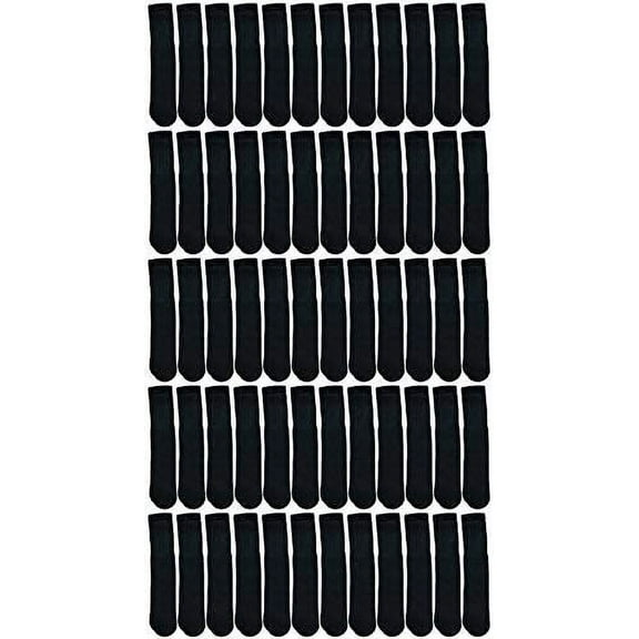 Yacht & Smith Kids & Children's Cotton Tube Socks, Wholesale Bulk Pack Referee Style, Boys Girls