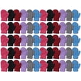 thumbnail image 1 of Yacht & Smith Kids Fuzzy Mittens, Warm Soft Mitten For Toddlers Children, Bulk (Assorted, 12 Pack), 1 of 6