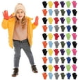 thumbnail image 1 of Yacht & Smith Kids Gloves & Mittens in Bulk, Winter Striped Children Age 3-8, 1 of 6