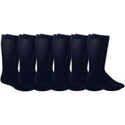 YACHT & SMITH King Size Cotton Diabetic Crew & Ankle Socks, Big & Tall Mens Diabetes Sock, Bulk Value Pack