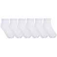 thumbnail image 1 of Yacht & Smith Loose Fit Non-Binding Soft Cotton Diabetic Crew And Ankle Socks, Bulk Value Pack, 1 of 5