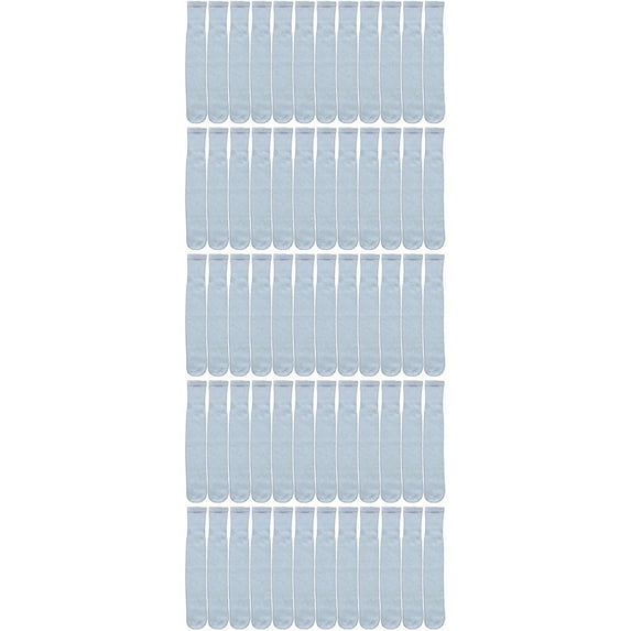 Yacht & Smith Men's & Women's Wholesale Bulk Cotton Tube Socks, Referee Style, by SOCKS'NBULK (72 Pairs White, Womens 9-11 (Shoe size 5-10))