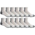 thumbnail image 1 of Yacht & Smith Mens Cotton Ankle Socks, Low Cut No Show Athletic Socks (12 Pack B Quarter Ankle), 1 of 7