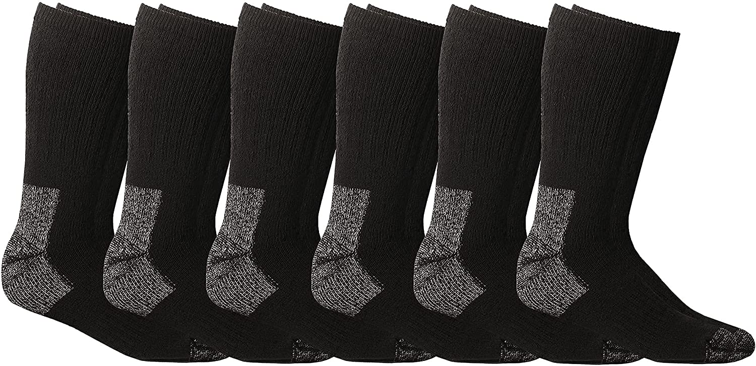 Yacht & Smith Mens Heavy Duty Steel Toe Work Socks, Heavy Duty Thick
