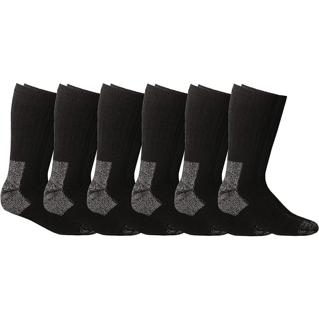 Yacht & Smith Mens Heavy Duty Steel Toe Work Socks, Heavy Duty Thick