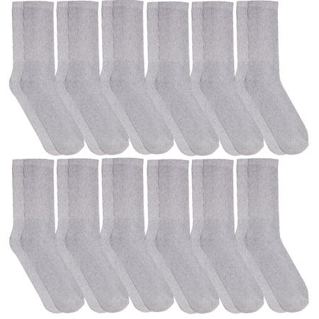 Yacht & Smith Mens Socks, Cotton Crew, Ankle Medical Sock, Size 10-13