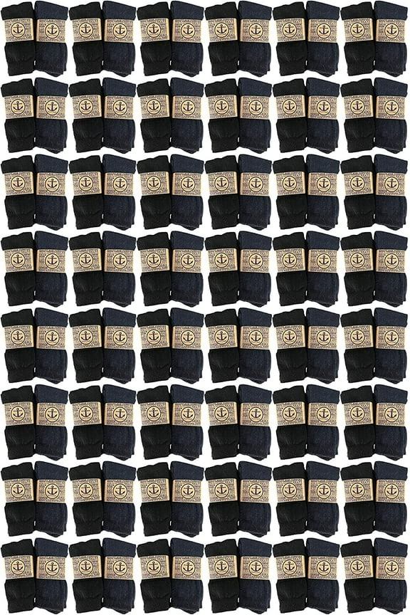 Mens Thermal Winter Socks, Warm Cold Resistant Bulk Pack, Size 10-13