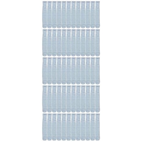 Yacht & Smith Mens Wholesale Bulk Cotton Tube Socks, Referee Style, by SOCKS'NBULK (White, Mens 10-13 (Shoe Size 7-12))