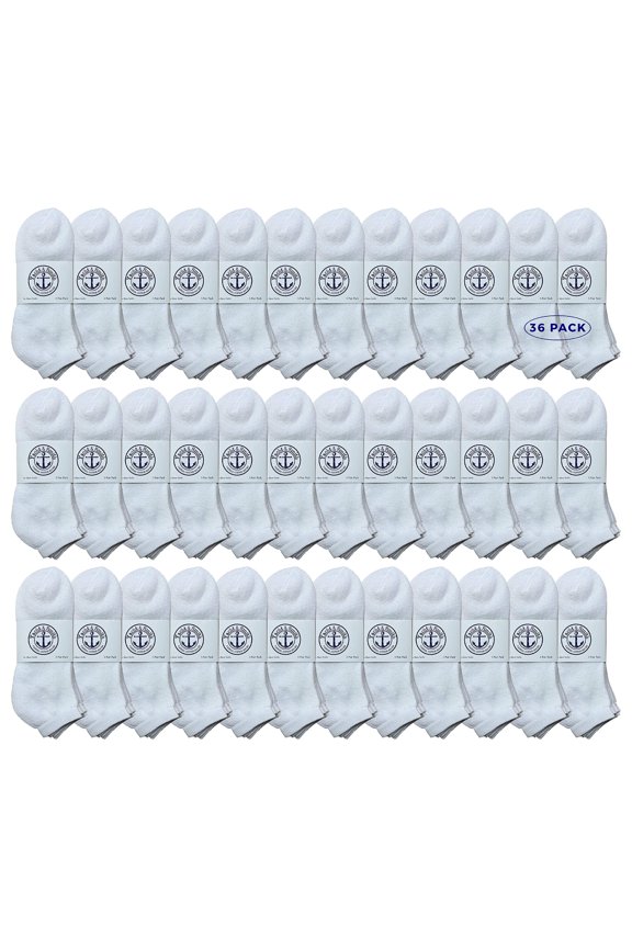 Mens Wholesale Bulk No Show Ankle Socks, Big And Tall Cotton Sport Athletic Sock Size 13-16