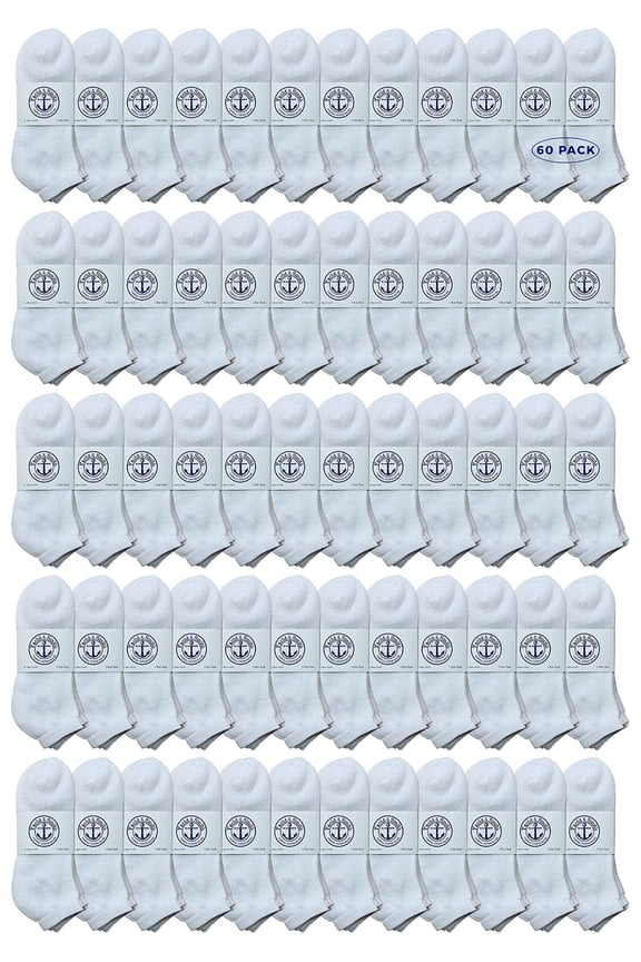 Mens Wholesale Bulk No Show Ankle Socks, Big And Tall Cotton Sport Athletic Sock Size 13-16