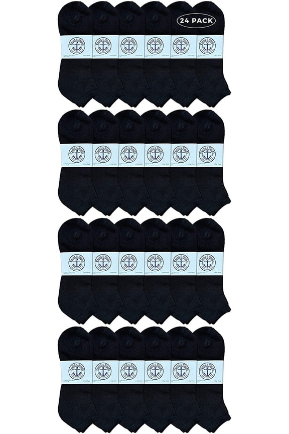 Mens Wholesale Bulk No Show Ankle Socks, Big And Tall Cotton Sport Athletic Sock Size 13-16