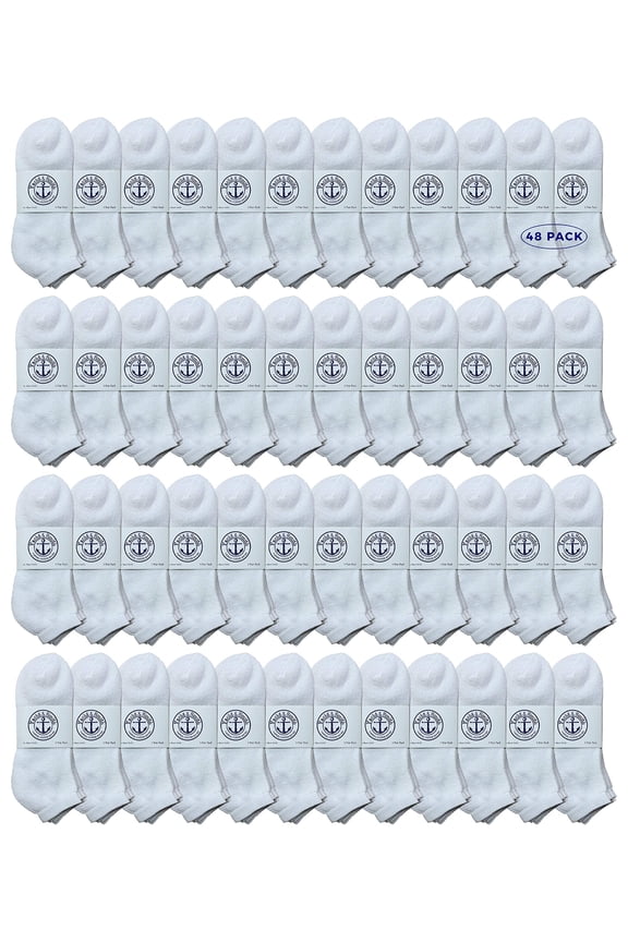 Mens Wholesale Bulk No Show Ankle Socks, Big And Tall Cotton Sport Athletic Sock Size 13-16