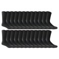 thumbnail image 1 of Yacht & Smith Mens Wholesale Bulk Sports Crew, Athletic Case Pack Socks (King Size), by SOCKS'NBULK (36 Pairs Black, Mens King Size 13-16 (Shoe Size 12-15)), 1 of 5