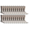 thumbnail image 1 of Yacht & Smith Mens Wholesale Bulk Sports Crew, Athletic Case Pack Socks (King Size), by SOCKS'NBULK (36 Pairs White, Mens King Size 13-16 (Shoe Size 12-15)), 1 of 5