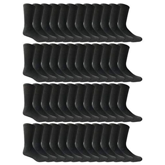 Yacht & Smith Big And Tall Mens Sport Crew Socks Wholesale Bulk (King Size) Socks, by SOCKS'NBULK