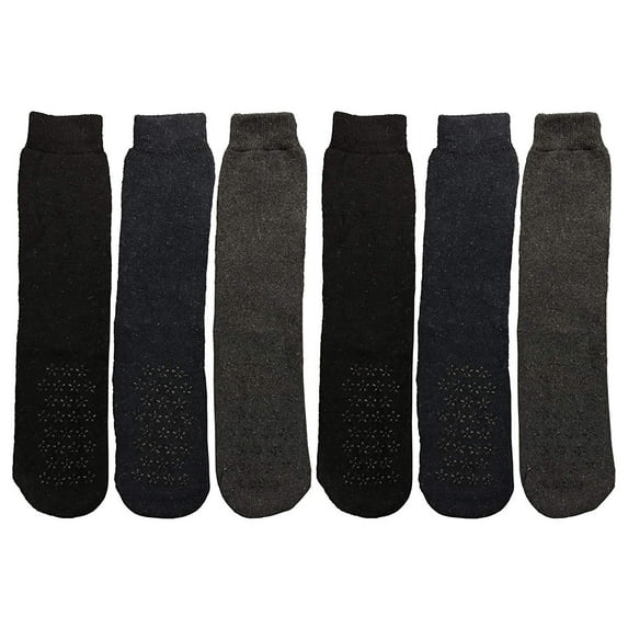 Yacht & Smith Men's Gripper Tube Socks, Non-Slip Grippy Socks, Colorful