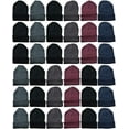 thumbnail image 1 of Yacht & Smith Mens Womens Warm Winter Hats in Assorted Colors, Mens Womens Unisex (36 Pairs Assorted), 1 of 7