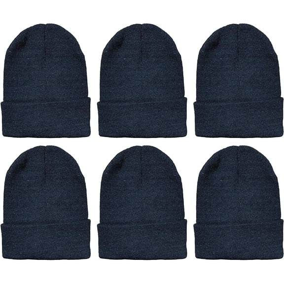 Yacht & Smith Mens Womens Warm Winter Hats in Assorted Colors, Mens Womens Unisex (Black)