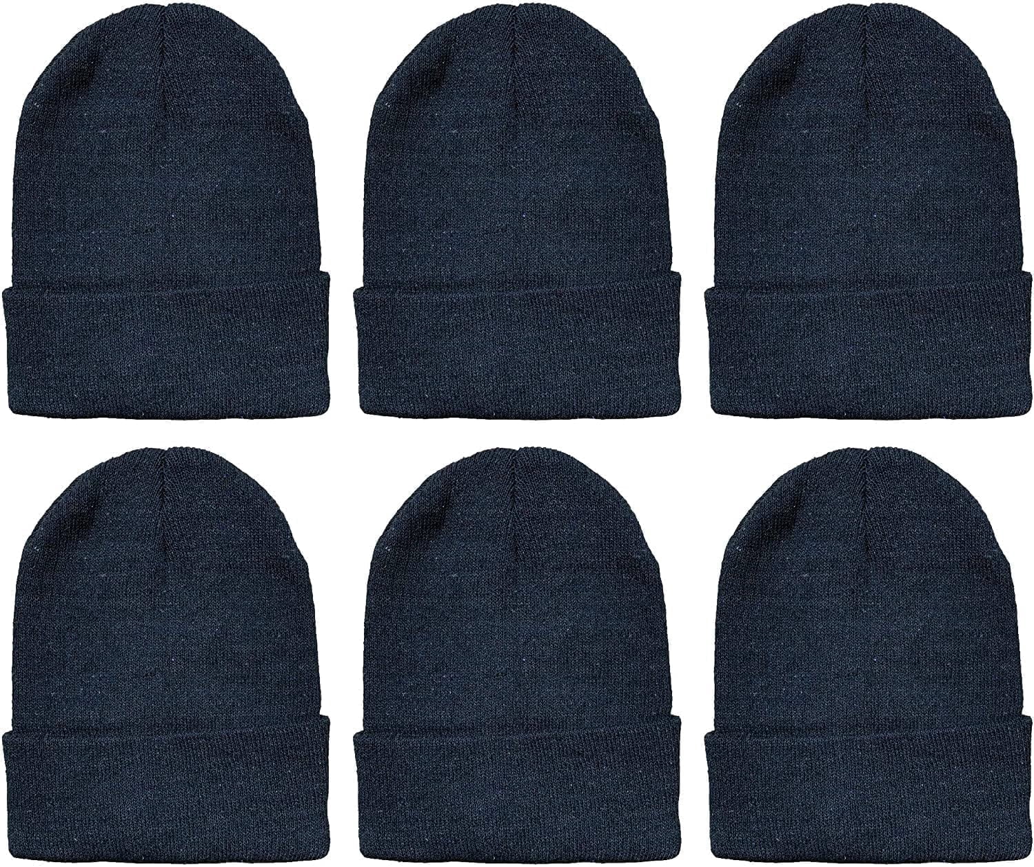 Yacht & Smith Mens Womens Warm Winter Hats in Assorted Colors, Mens Womens Unisex (Black)