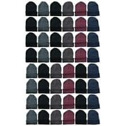 Yacht & Smith Mens Womens Warm Winter Outdoor Hats in Assorted Colors, Mens Womens Unisex (180 Pack Assorted)