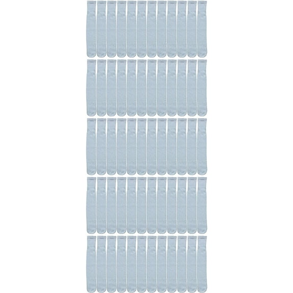 Yacht & Smith Mens & Womens Wholesale Bulk Cotton Tube Socks, Referee Style (60 Pairs White, Mens 10-13 (Shoe Size 7-12))