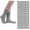 thumbnail image 1 of Yacht & Smith Mens & Womens Wholesale Bulk Sports Crew, Athletic Case Pack Socks, by SOCKS'NBULK (120 Pairs Gray, Womens 9-11 (Shoe size 5-10)), 1 of 7
