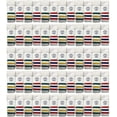 thumbnail image 1 of Yacht & Smith Old School Retro Striped Cotton Tube Socks Wholesale Bulk Cotton Sport Socks (240, Kids (4-6)), 1 of 7