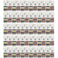 thumbnail image 1 of Yacht & Smith Old School Retro Striped Cotton Tube Socks Wholesale Bulk Cotton Sport Socks (240, Kids (6-8)), 1 of 7