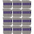 thumbnail image 1 of Yacht & Smith Value Mens Bulk Lightweight Cotton Crew Socks, Wholesale Homeless Donation, Size 10-13, 1 of 2