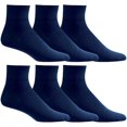 thumbnail image 1 of Yacht & Smith Mens Diabetic Neuropathy Edema Socks, Cotton Crew, Ankle Medical Sock, Size 13-16, 1 of 4