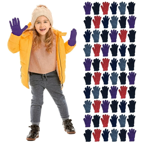 Yacht & Smith Wholesale 60 Pack Unisex Winter Beanies or Gloves Bulk Thermal Winter
