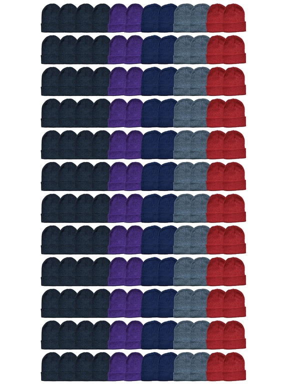 Wholesale Beanie Winter Bulk Kit, Adults Bulk Sets, Homeless Donation Shelters