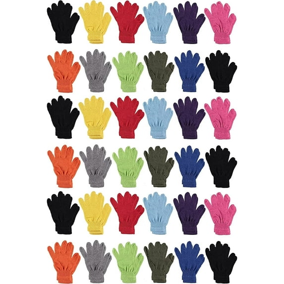 Yacht & Smith Wholesale Beanie and Glove Winter Bulk Kit, Kids Adults Bulk Sets, Homeless Donation Shelters