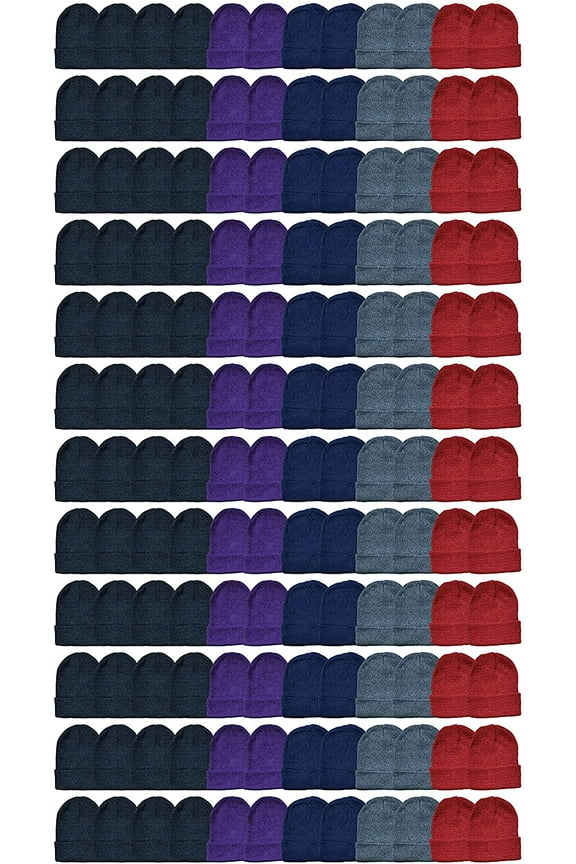 Wholesale Beanie Winter Bulk Kit, Adults Bulk Sets, Homeless Donation Shelters