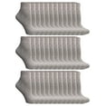 thumbnail image 1 of Yacht & Smith Wholesale Bulk Cotton Diabetic Crew And Ankle Socks, Loose Fit Top Non-Binding Medical Socks (36 Pack Gray Ankle, Men (10-13)), 1 of 2