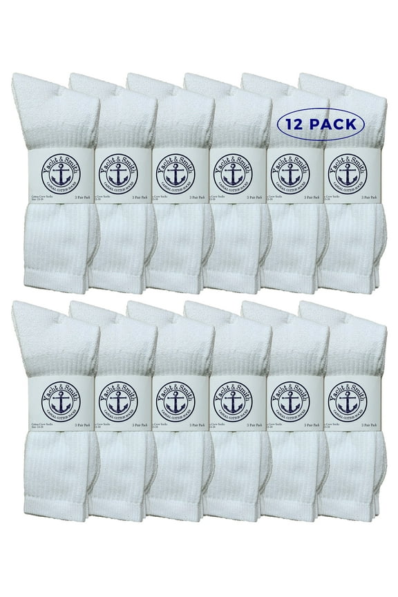 Wholesale Bulk Mens Crew Socks, Cotton Big And Tall Plus Size Socks Size 13-16