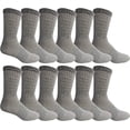 thumbnail image 1 of Yacht & Smith Wholesale Bulk Merino Wool Thermal Hiking Boot Socks, Mens Womans Kids (Mens/Assorted, 4) (Mens/Gray), 1 of 6