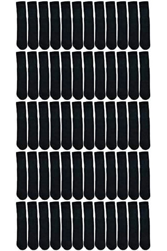 Wholesale Bulk Pack Kids & Children's Cotton Tube Socks, Boys Girls, Referee Style