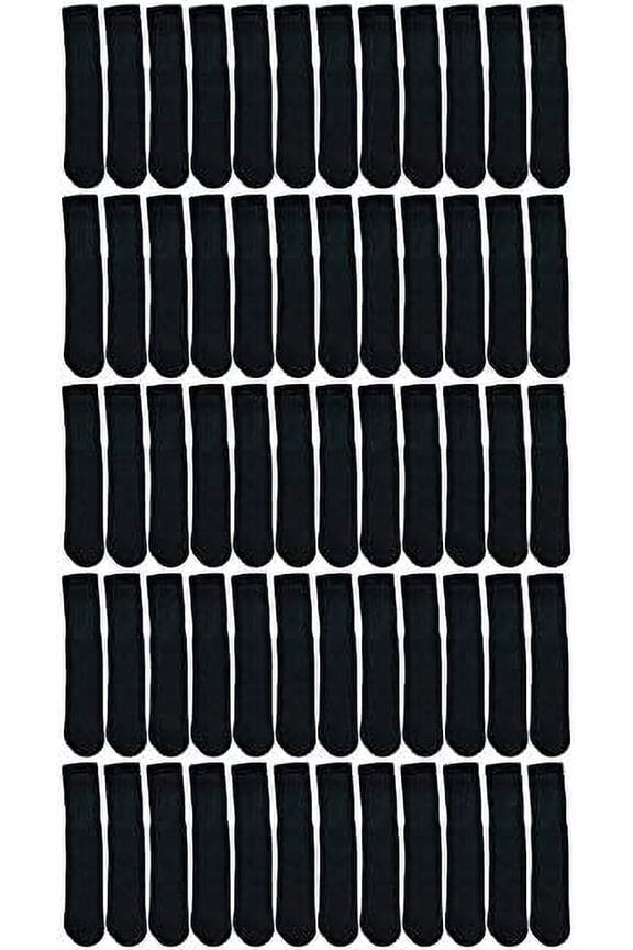 Wholesale Bulk Pack Kids & Children's Cotton Tube Socks, Boys Girls, Referee Style