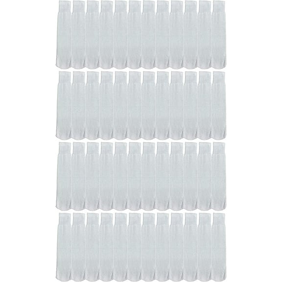 Yacht & Smith Wholesale Bulk Pack Kids & Children's Cotton Tube Socks, Boys Girls, Referee Style