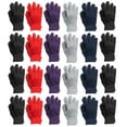 thumbnail image 1 of Yacht & Smith Wholesale Bulk Winter Gloves For Men Woman, Bulk Pack Warm Winter Thermal Gloves (24 Pairs Assorted), 1 of 7