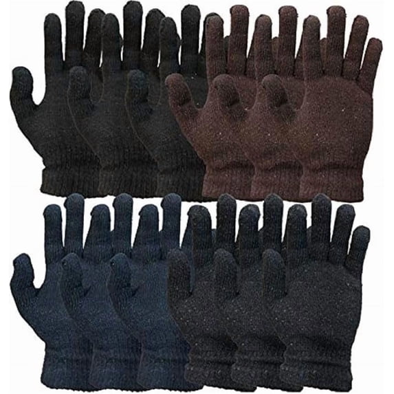 Yacht & Smith Wholesale Bulk Winter Gloves For Men Woman, Bulk Pack Warm Winter Thermal Gloves